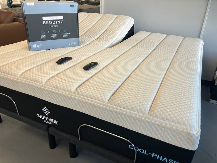 Adjustable base bundle example at BoxDrop Parkersburg